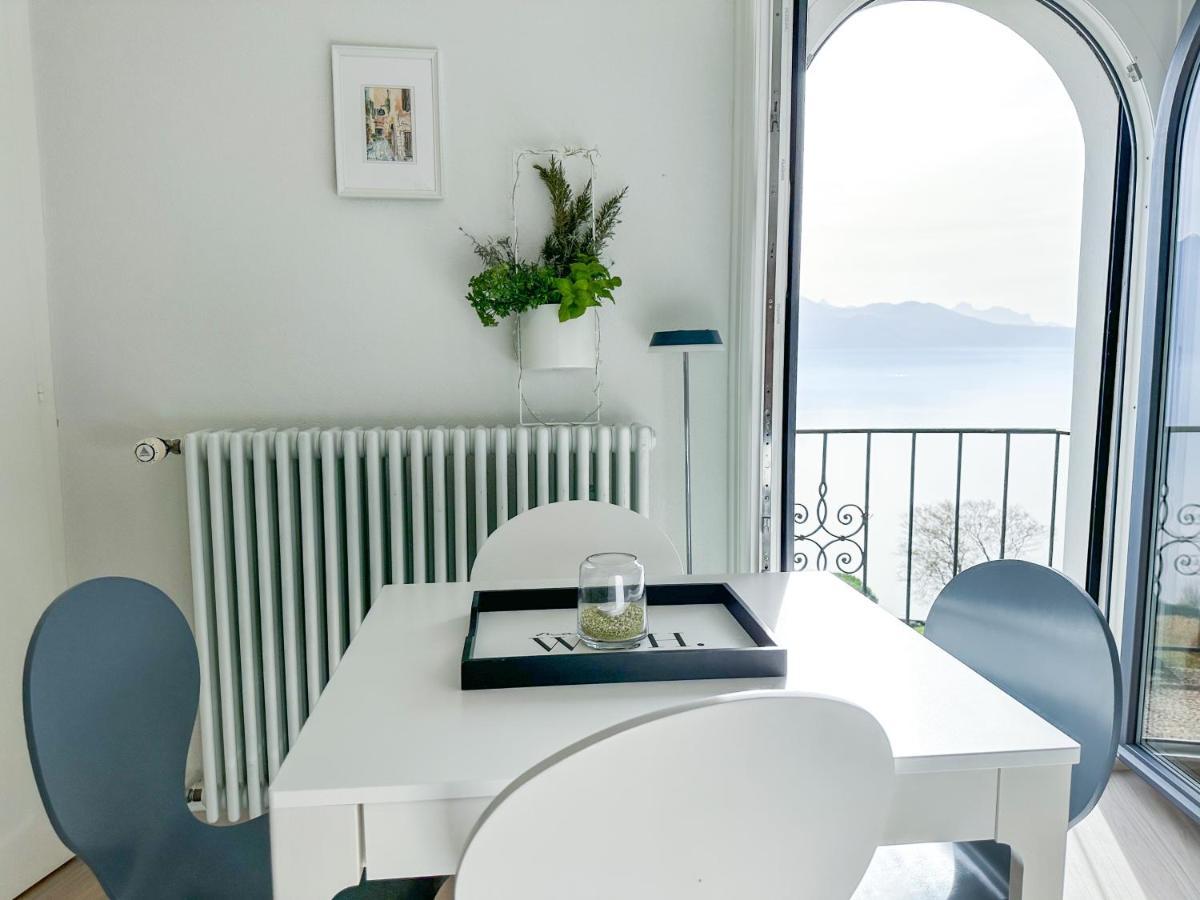Room With 360° View Overlooking Lake Geneva And Alps Puidoux Экстерьер фото