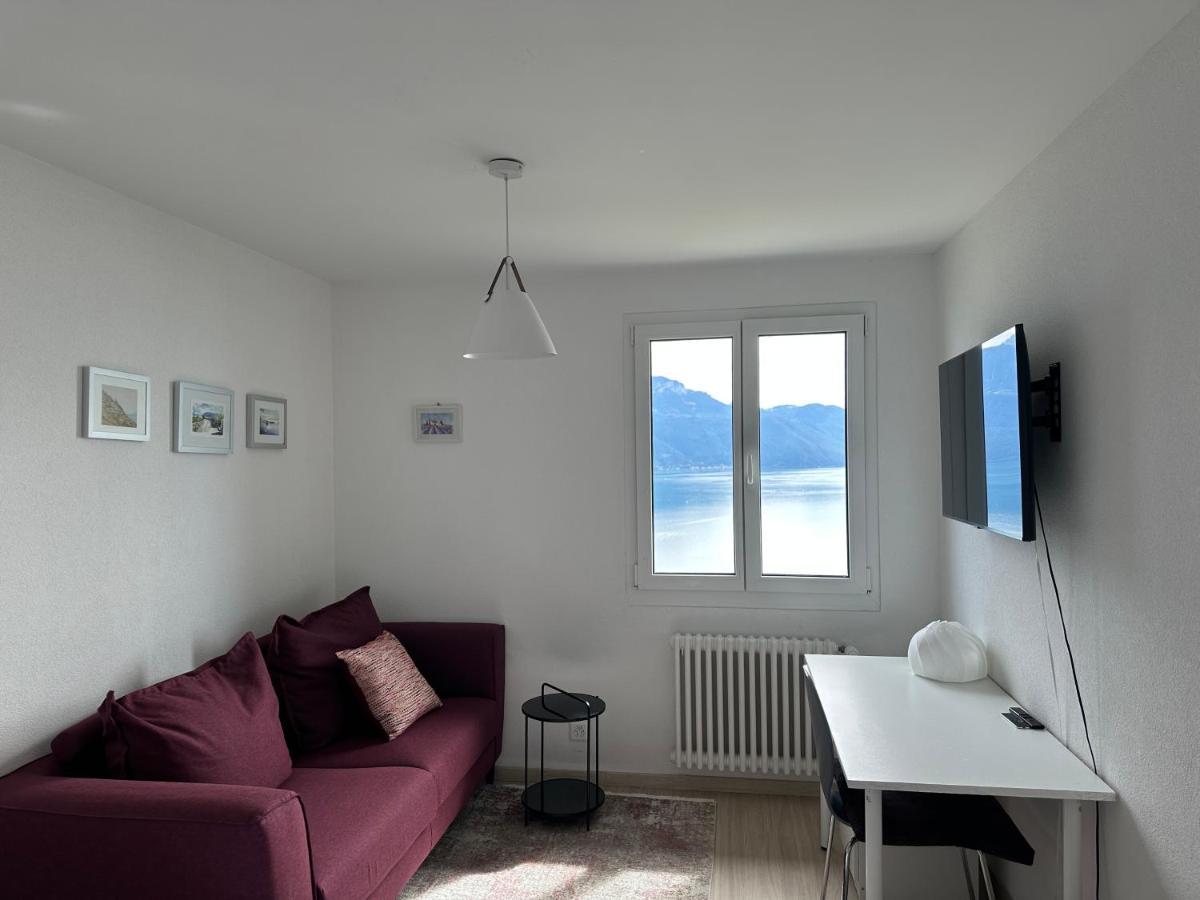 Room With 360° View Overlooking Lake Geneva And Alps Puidoux Экстерьер фото